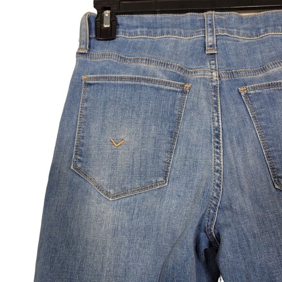 Hudson Women's Natalie Midrise Slim Boyfriend Cuffed Medium Wash Jeans Size 26 - Picture 11 of 14